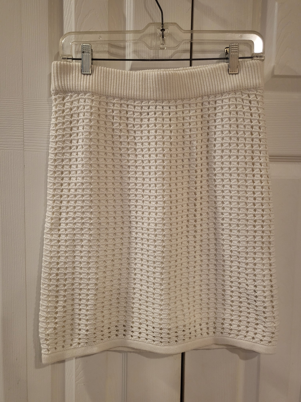 NWT Gap Off White Lined Crochet Mini Skirt Size Small Tall ST Boho